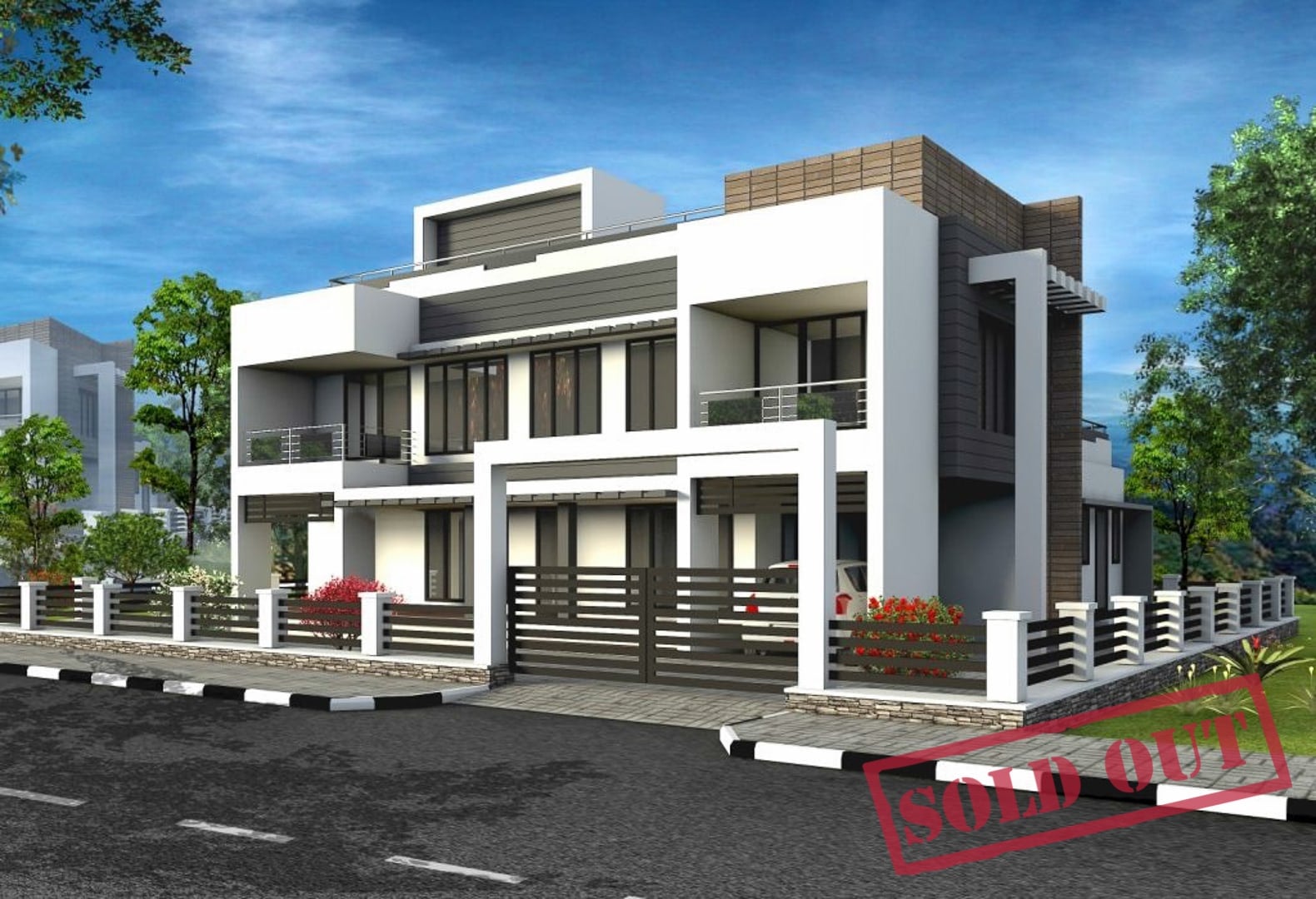 Completed villa